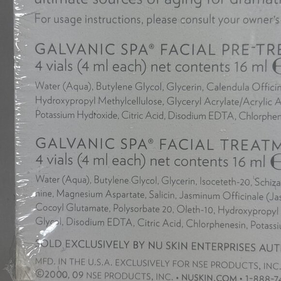 Nu Skin Ageloc Galvanic Spa Facial Gels 4 Pre-Treat 4 Treatment 4 ml 2000 - Picture 4 of 7